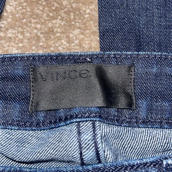 Vince Women's High Rise Jeans - Dark Blue - Picture 5 of 8